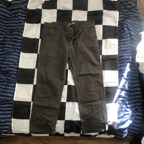 Carhartt 5 pocket pants Grey 38 x 30 - Picture 6 of 8